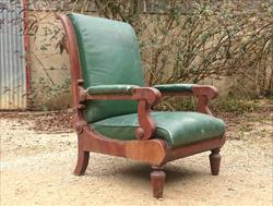 Antique reclining library chair.jpg